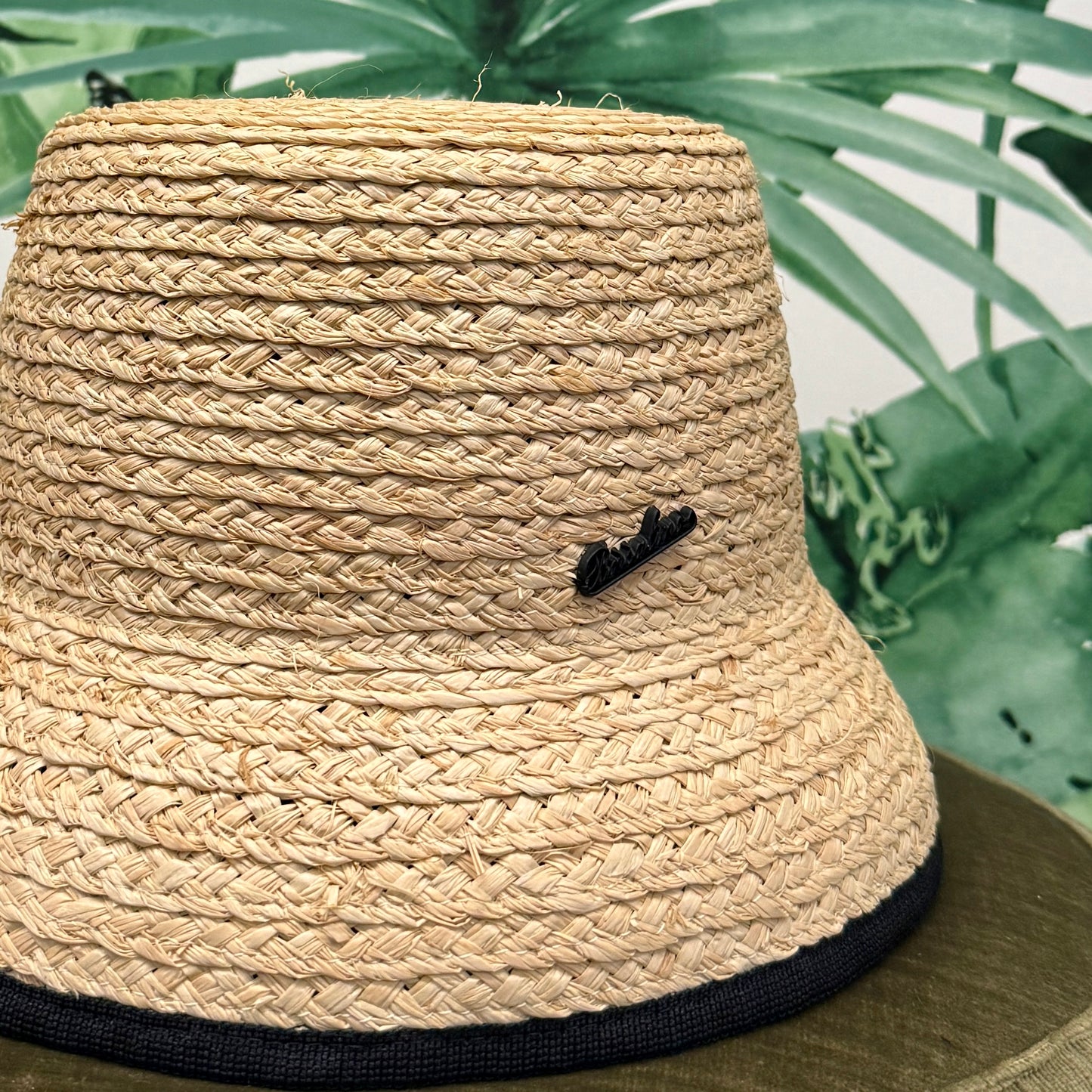 Borsalino Bucket treccia rafia